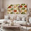 Motif de feuille de ginkgo, reproduction d'art sur toile, ensemble botanique (ensemble de 3)-118933435