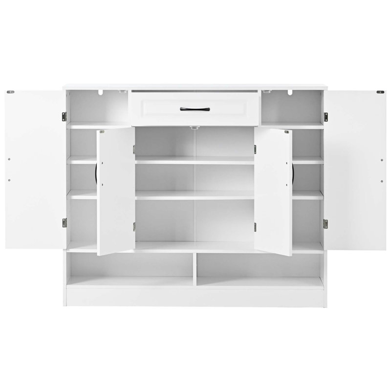 Shoe Storage Cabinet, White