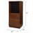 Walnut Wine Cabinet With 3 Drawer