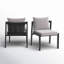 Haymark Metal Outdoor Dining Side Chair with Cushion