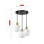 Bridgeton 3 - Light Black/Gold Cluster Pendant