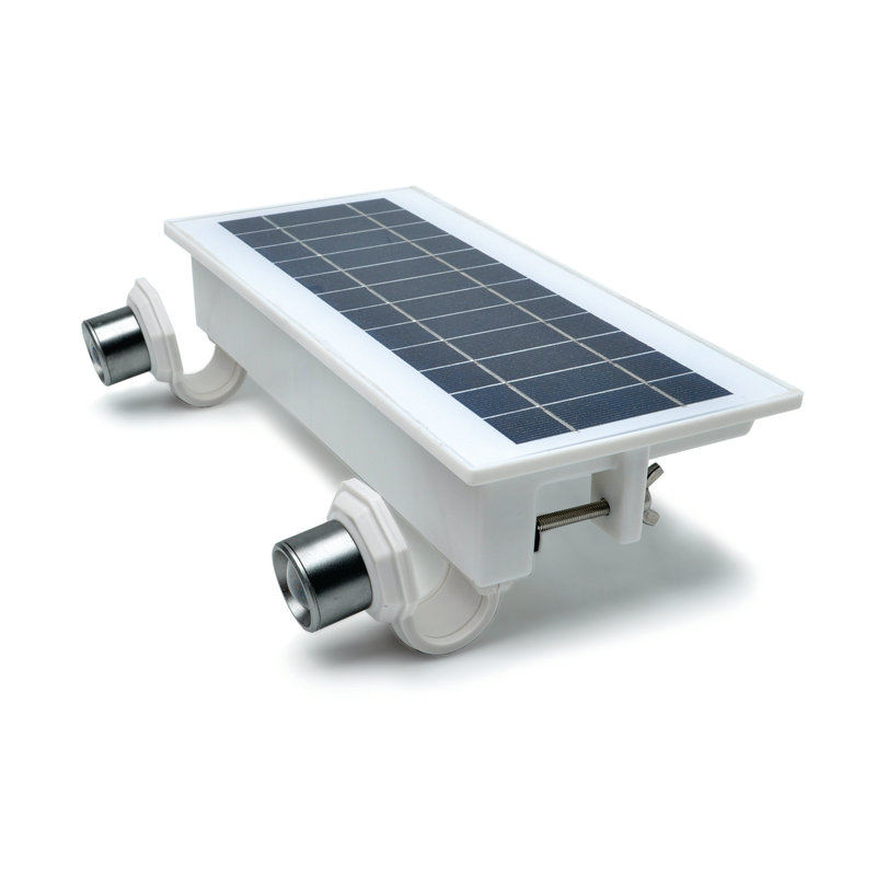 EZ Home White Solar LED Security Flood Light