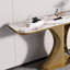 Console en pierre frittée de style italien-1994298801
