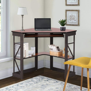 Tangkula Computer Desk Study Writing Table Small Space W/ Drawer