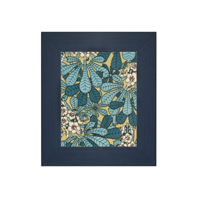 Cadre 20 x 24 couleurs bleu, moulure en panneau de fibres à densité moyenne de 2 pouces, comprend acrylique et support, cadre d'affichage mural pour art, affiches ou photos 