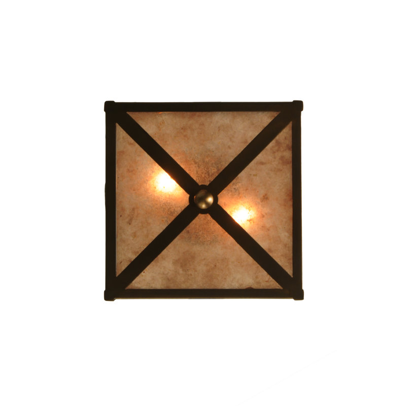 Rustic Lodge 2 - Light Semi Flush Mount