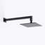 Devon 2-Way Shower Set With Tub Spout - Wall Mount - 8" Brass/Matt Black