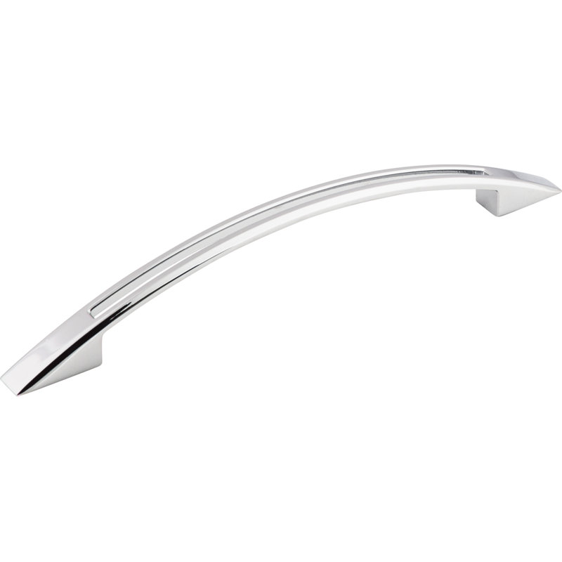 Tango Cut Out Center Bar pull, Polished Chrome, 6 5/16" Center to Center