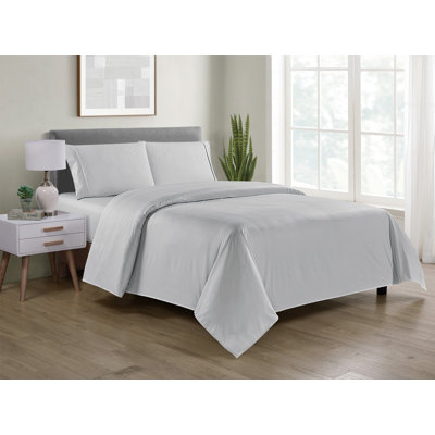 Bamboo Luxury Chevron Embossed 4-Piece Sheet Set