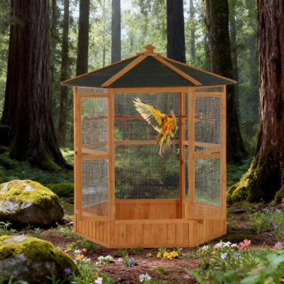 Cage à oiseaux en vol 69 po