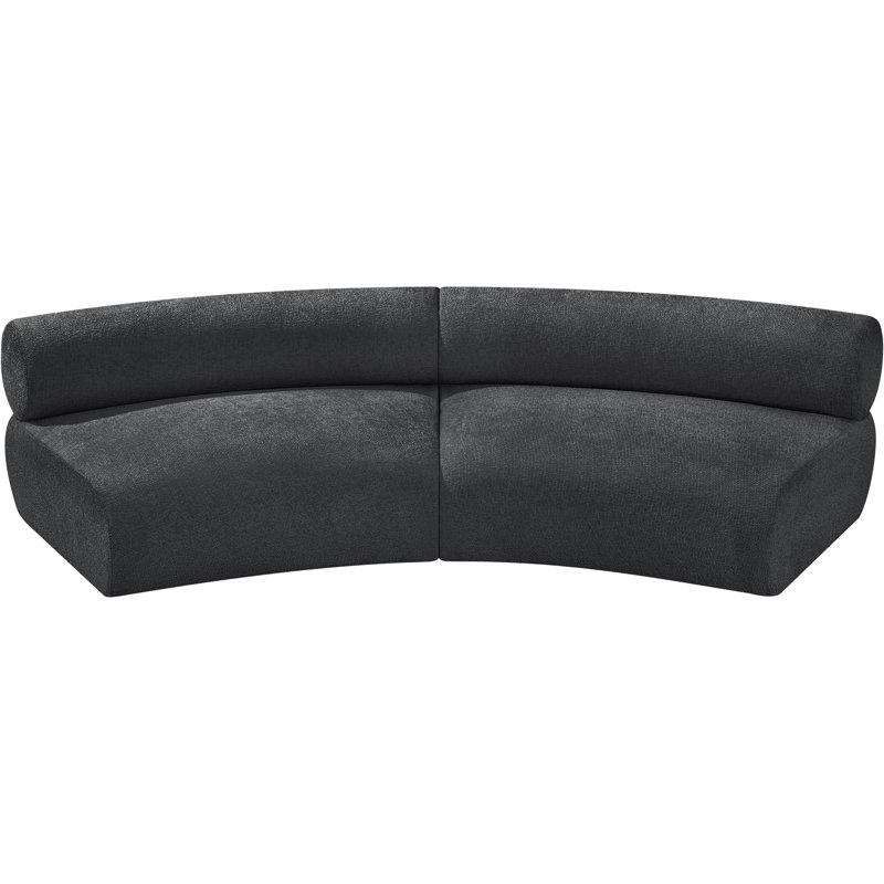 Bale 108'' Upholstered Sectional, Grey Chenille Fabric