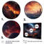 Orange, noir, astronomique, espace, rêves II-141930091-141930102