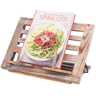 23.4 cm H Solid Wood Book Stand