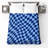 Wavy Checkered Pattern Quilted Bedspread All Sizes-128741741
