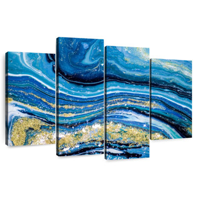 Acrylique océan abstrait Avery