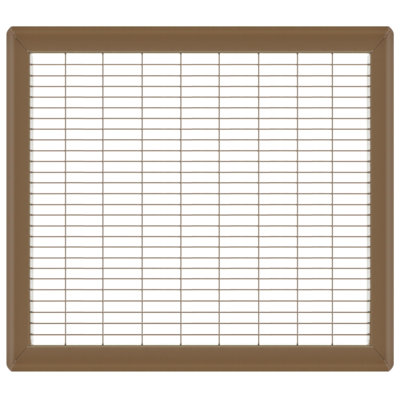 Brown Heavy Gauge Floor Grill