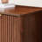 59-Inch Modern Wavy Sideboard, Curved Contour Design Storage Cabinet With 4-Door-166985574-166985572