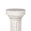 Derrico 65cm Antique White Terracotta Pillar For Tabletop Living Room Decoration Modern Home Accent Piece