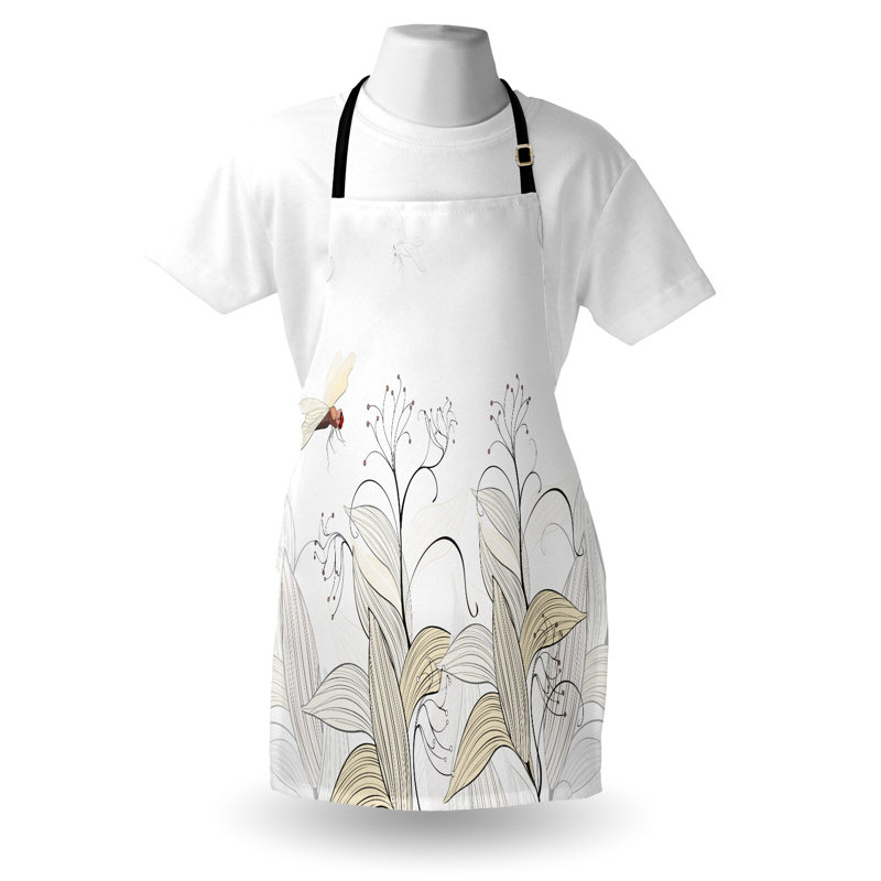 No Pattern Bib Apron
