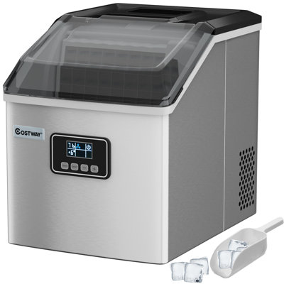 Casart 22 Lb. Daily Production Cube Clear Ice Portable Ice Maker