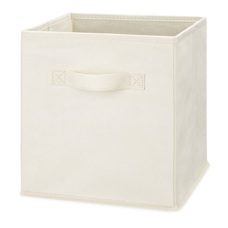 Whitmor Clip & Cube™ Fabric Bin, Latte