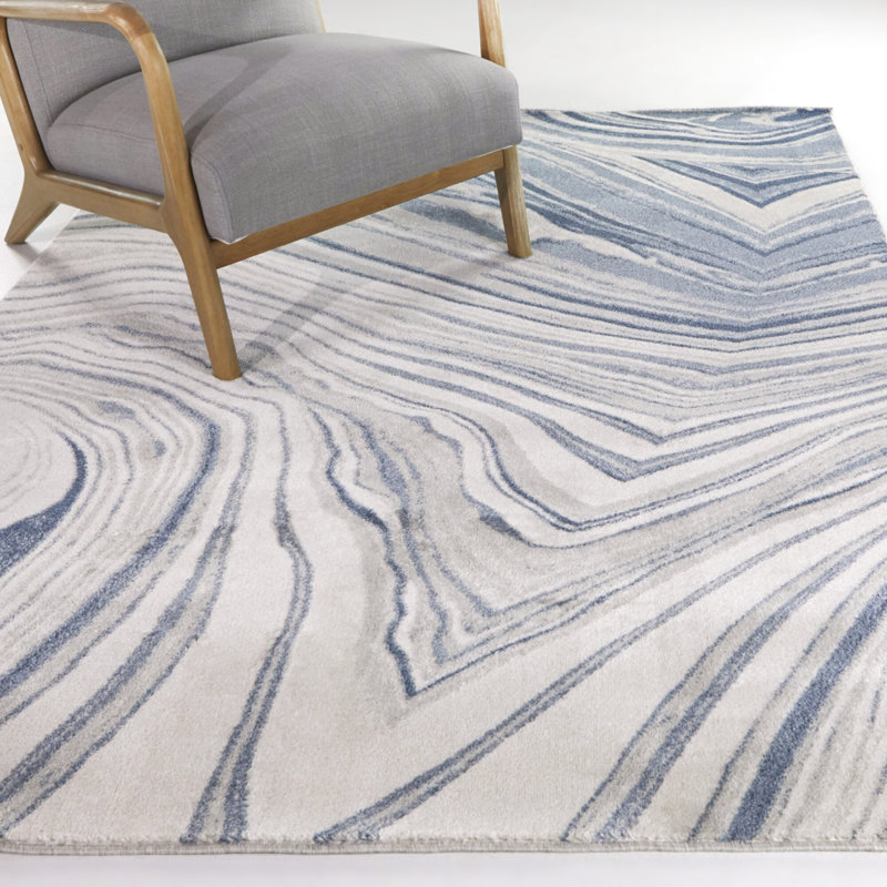 Abstract Indoor Rug, Rectangle 5'3" x 7'