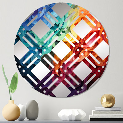 Miroir mural rond