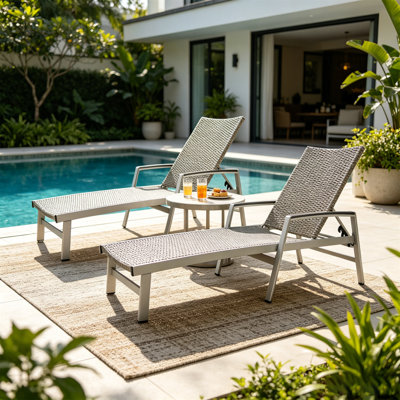 OXTON CHAISE LUNGE (ensemble de 2)