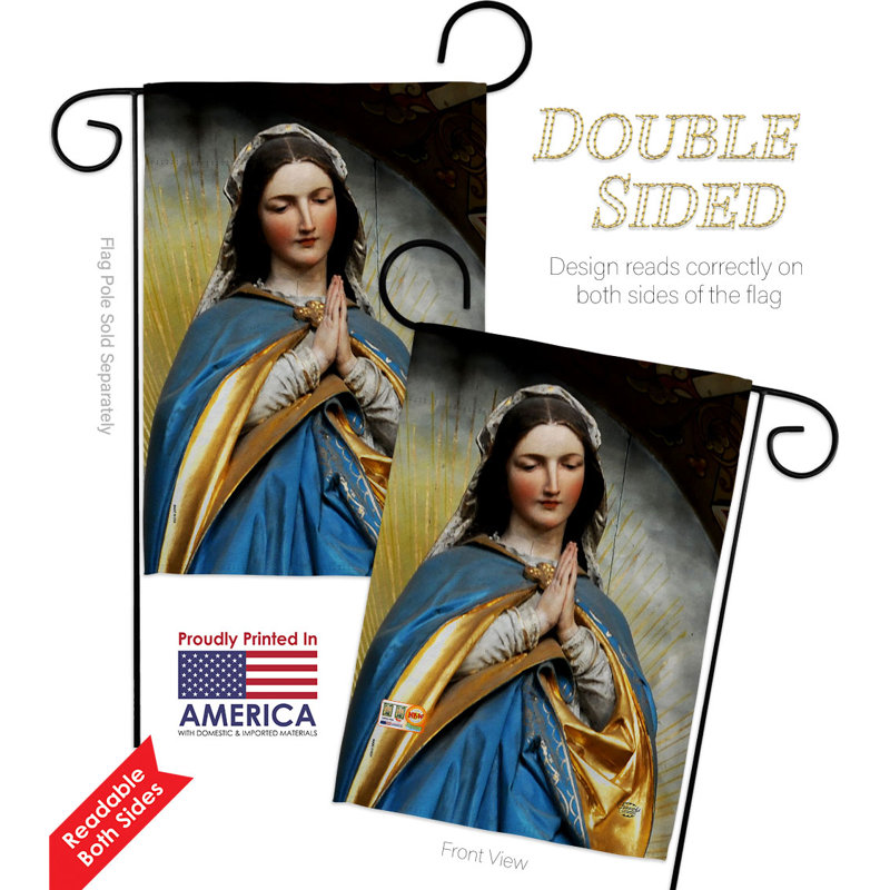 Ensemble de drapeaux en polyester 18,5 x 13 po Virgo Det Josef Moroder
