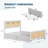 Queen Rattan Accent Storage Bed, Easy Assembly Space Saving-2138489623-2138489620