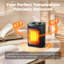 Chauffage d'appoint portatif en céramique de 1500 W avec thermostat manuel et commandes à bouton rotatif
