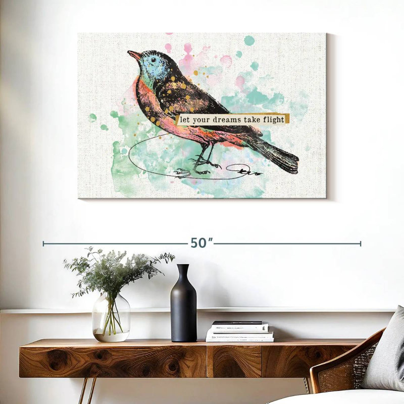 Brampt Thoughtful Wings II, 26" H x 39" W