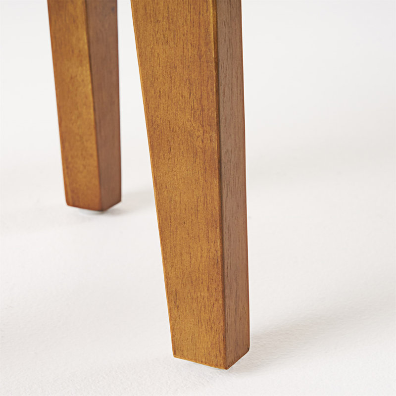 Table d'appoint en bois massif Mulkey, Teck