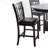Degraffenreid Upholstered Faux Leather Counter Stool with Solid Wood Frame