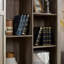 Grande armoire de rangement avec porte de grange et rangement en bois rustique pour ferme-534506630