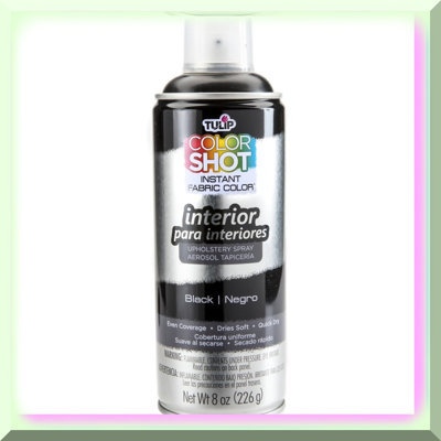 BlackOut 8 oz Fabric Color Spray for Upholstery