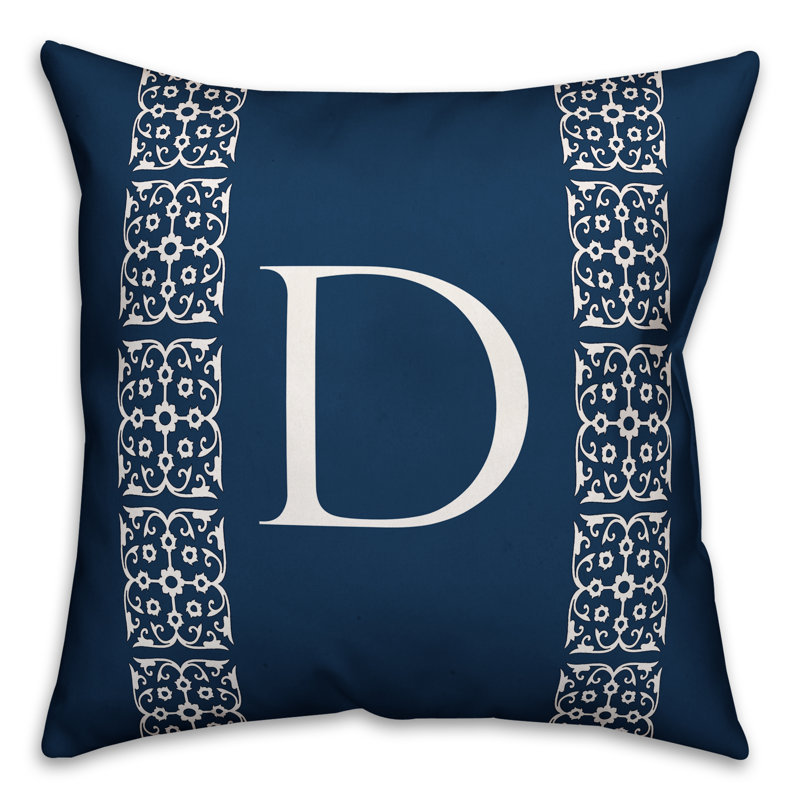 Reversible Throw Pillow, D