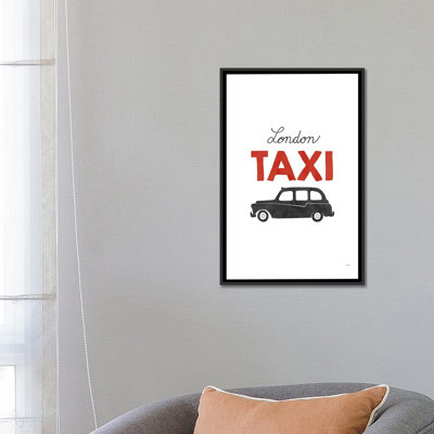 « london taxi », impression sur toile tendue