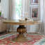 Round Pine Extendable Pedestal Dining Table