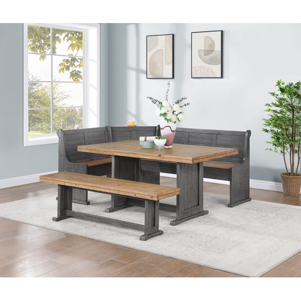 Vilo Home Inc. Omaha 6 - Person Solid Wood Dining Set | Wayfair