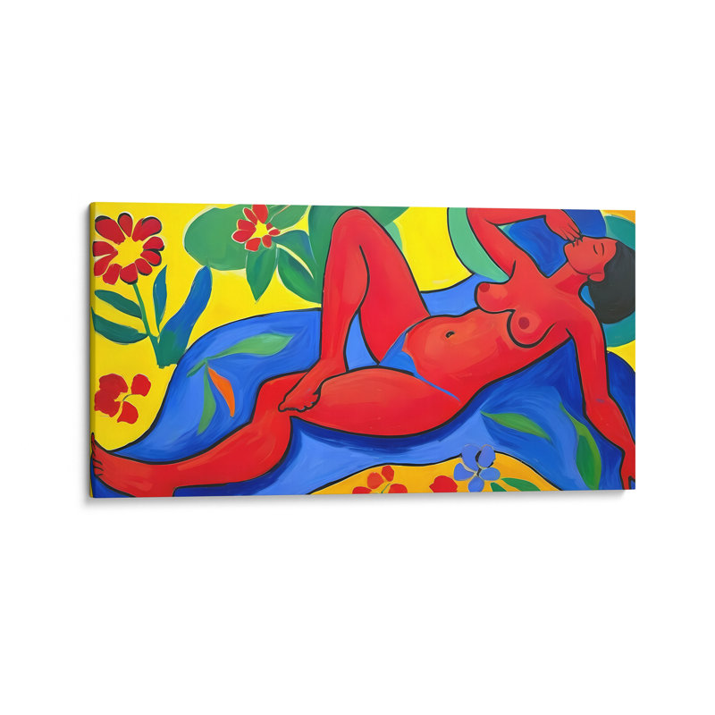 Sunbathing, 30" H x 60" W