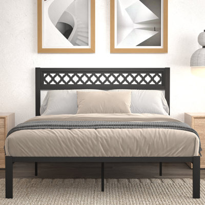 Charin Metal Platform Bed