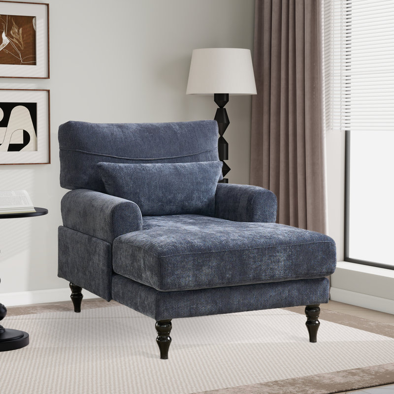 Chaise d'appoint moderne Modern Leisure, Bleu