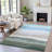 Machine Washable Indoor/Outdoor Xhevrie Green Rug-111824846
