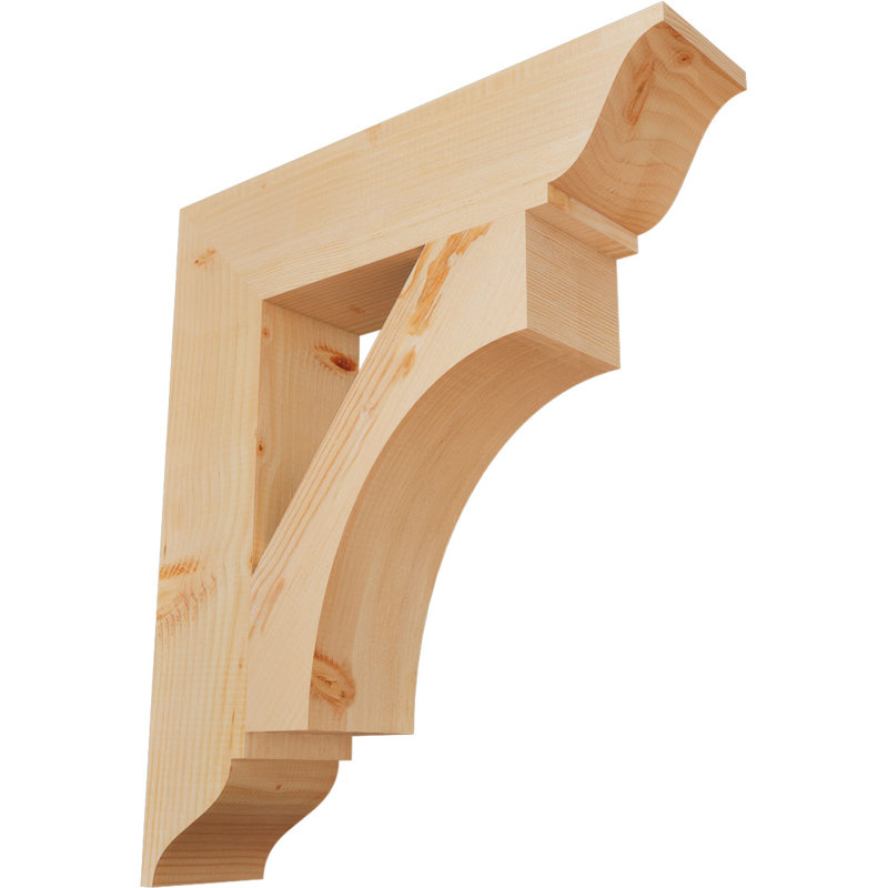 Support traditionnel Westlake, Lisse, H 30 po x l 5,5 po x P 26 po, Douglas