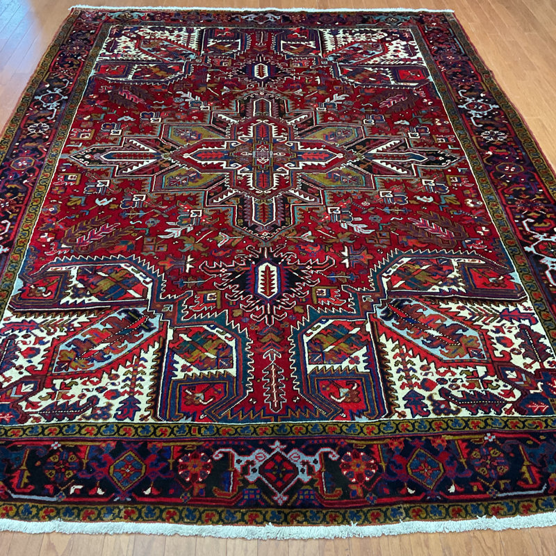 HERAT ORIENTAL Handmade Heriz Wool Rug
