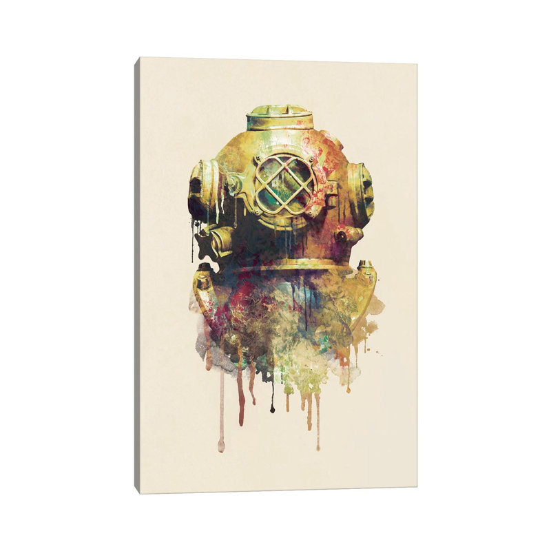 The Diver by Daniel Taylor - Print on Canvas, 66.04 cm H x 45.72 cm W x 1.91 cm D, No Frame