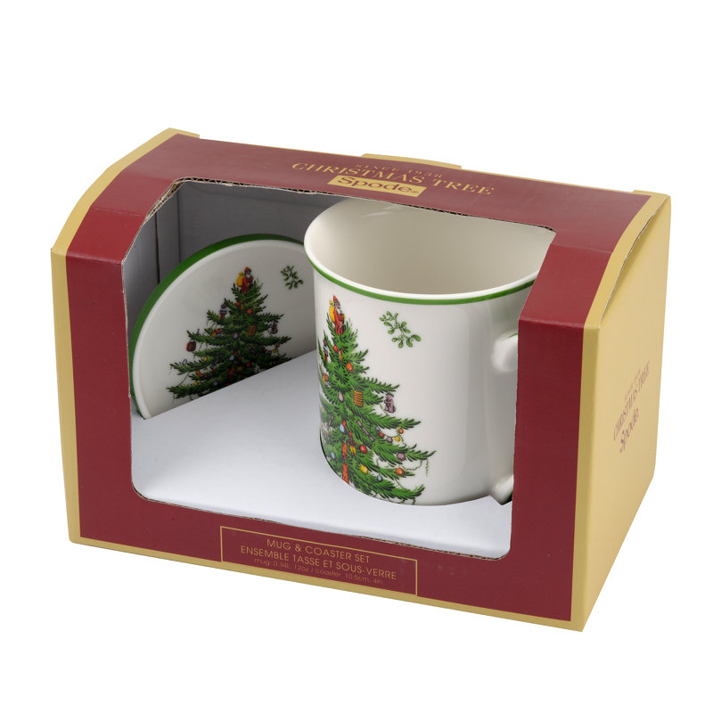 Christmas Tree MUG & COASTER SET