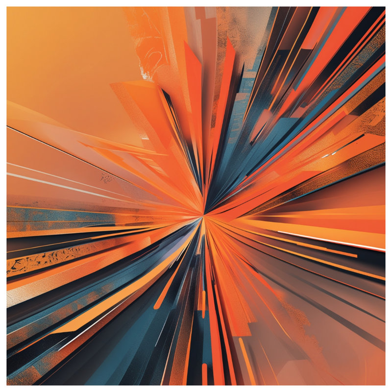 Couvertures orange dynamique, L 50 po x H 60 po