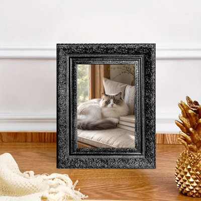 Black 1PC Statement Picture Frame for 8" x 10" Photos and Wedding Gifts